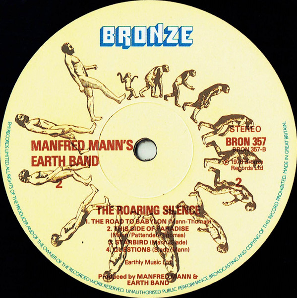 Manfred Mann's Earth Band - The Roaring Silence | Bronze (BRON 357) - 4 Manfred Mann's Earth Band - The Roaring Silence | Bronze (BRON 357) - 4