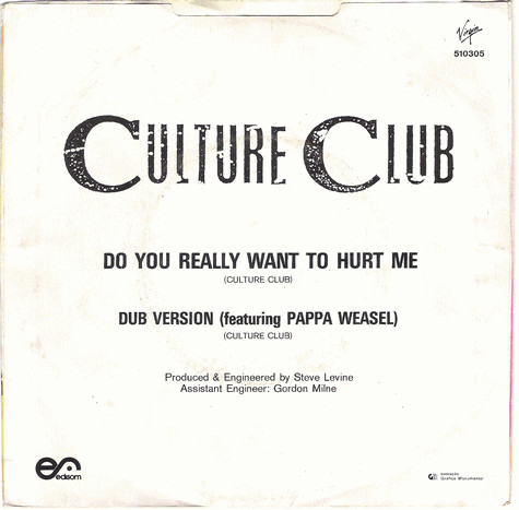 Culture Club - Do You Really Want To Hurt Me | Virgin (510305) - 2 Culture Club - Do You Really Want To Hurt Me | Virgin (510305) - 2