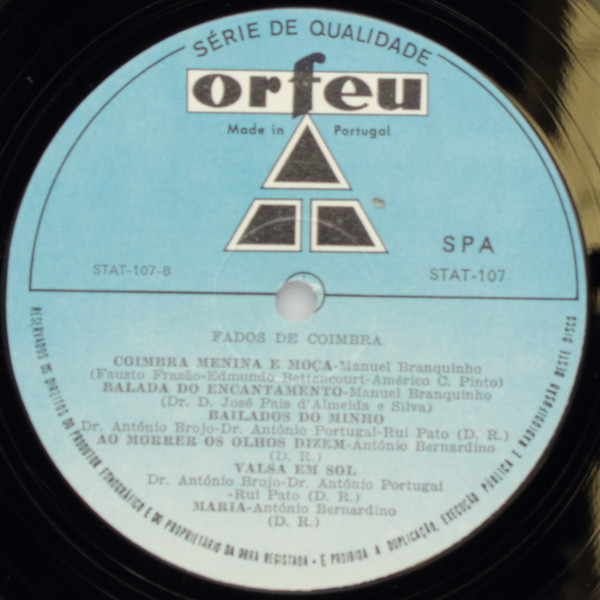 Various - Noites de Coimbra | Orfeu (STAT-107) - 4