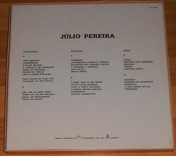 Júlio Pereira - Portugal By Júlio Pereira | Sassetti (SLP 006.3) - 2