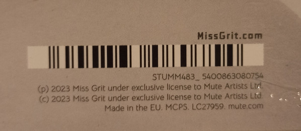 Miss Grit - Follow The Cyborg | Mute (STUMM483) - 4