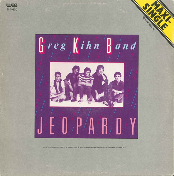Greg Kihn Band - Jeopardy | WEA (96.7932-0) - 2