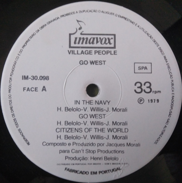 Village People - Go West | IMAVOX (IM - 30 098) - 3