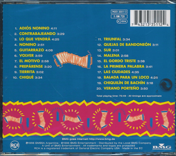 Astor Piazzolla - 20 Greatest Hits | BMG (74321 33511 2) - 3
