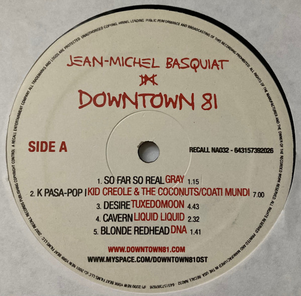 Various - Downtown 81 | Recall (RECALL NA 032) - 2