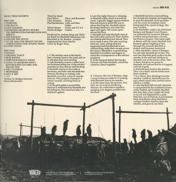 Third Ear Band - Music From Macbeth | Munster Records (MR 410) - 2 Third Ear Band - Music From Macbeth | Munster Records (MR 410) - 2