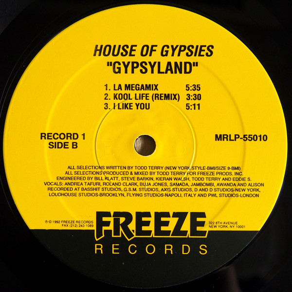 House Of Gypsies - Gypsyland | Freeze Records (MRLP-55010) - 3 House Of Gypsies - Gypsyland | Freeze Records (MRLP-55010) - 3