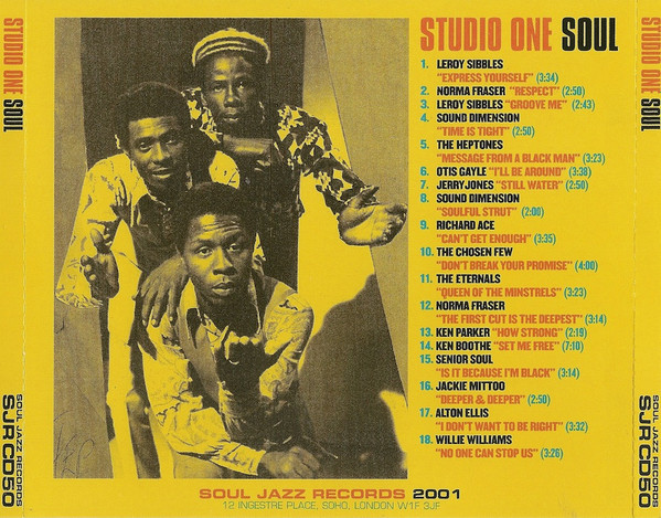 Various - Studio One Soul | Soul Jazz Records (SJR CD 50) - 2