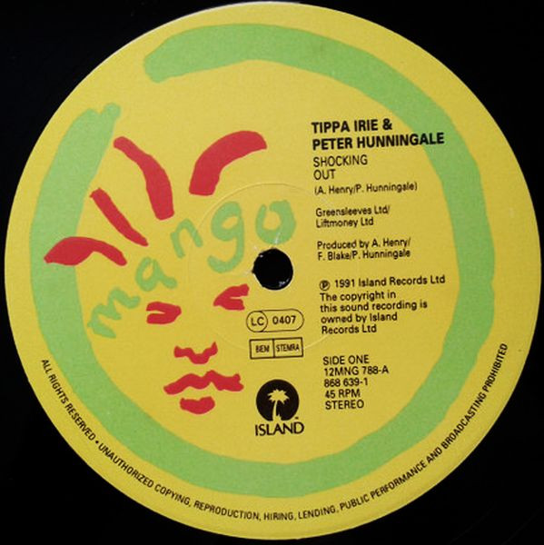 Tippa Irie & Peter Hunnigale - Shocking Out | Mango (12 MNG 788) - main Tippa Irie & Peter Hunnigale - Shocking Out | Mango (12 MNG 788) - main