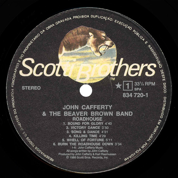 John Cafferty And The Beaver Brown Band - Roadhouse | Scotti Bros. Records (79.359)