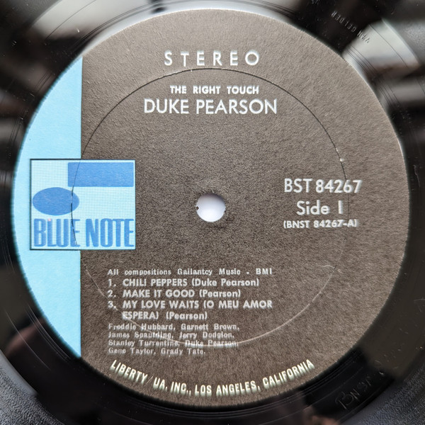 Duke Pearson - The Right Touch | Blue Note (BST 84267) - 3 Duke Pearson - The Right Touch | Blue Note (BST 84267) - 3