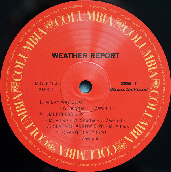 Weather Report - Weather Report | Music On Vinyl (MOVLP2158) - 3 Weather Report - Weather Report | Music On Vinyl (MOVLP2158) - 3