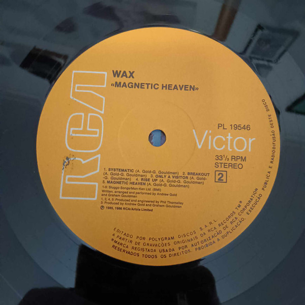 Wax - Magnetic Heaven | RCA (PL 19546) - main