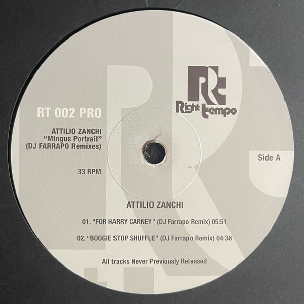Attilio Zanchi - Mingus Portrait (DJ Farrapo Remixes) | Right Tempo (RT 002 PRO)