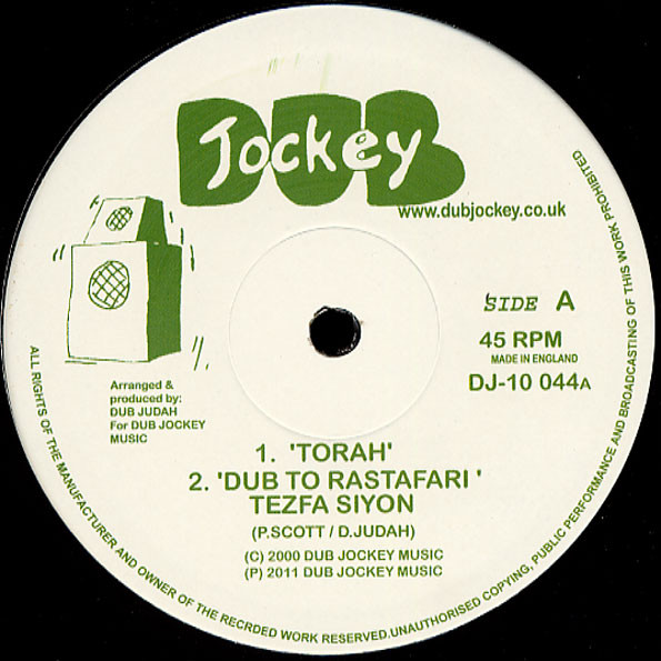 Tes Fa Siyon - Torah / More Food | Dub Jockey (DJ-10 044) - main Tes Fa Siyon - Torah / More Food | Dub Jockey (DJ-10 044) - main