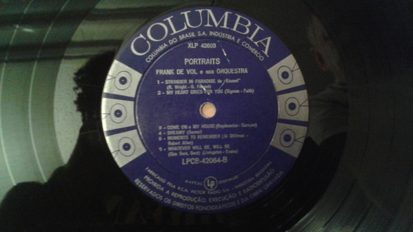 Frank De Vol And His Orchestra - Portraits | Columbia (LPCB 42064) - main