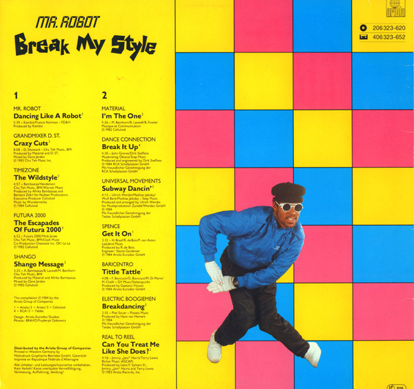Various - Mr. Robot Break My Style - Bravo Break Dance Sensation '84 (2) | Ariola (206 323) - 2 Various - Mr. Robot Break My Style - Bravo Break Dance Sensation '84 (2) | Ariola (206 323) - 2