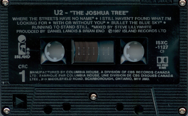 U2 - The Joshua Tree | Island Records (ISXC 1127) - 3