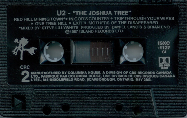 U2 - The Joshua Tree | Island Records (ISXC 1127) - 4