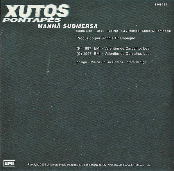 Xutos & Pontapés - Manhã Submersa | EMI (promo 3 / 97) - 2