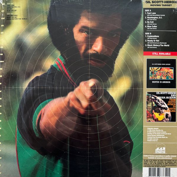 Gil Scott-Heron - Moving Target - Vinilo Rojo - RSD 2025 | Culture Factory (783 851) - 2 Gil Scott-Heron - Moving Target - Vinilo Rojo - RSD 2025 | Culture Factory (783 851) - 2