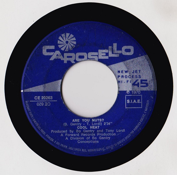 Cool Heat - Groovin' With Mr. Bloe / Are You Nuts? | Carosello (CE 20263) - 4