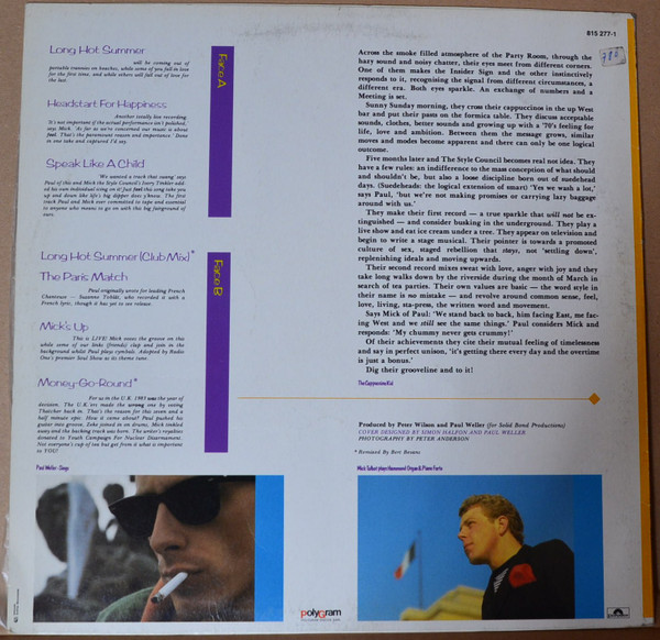 The Style Council - Introducing: The Style Council | Polydor (815 277-1) - 2