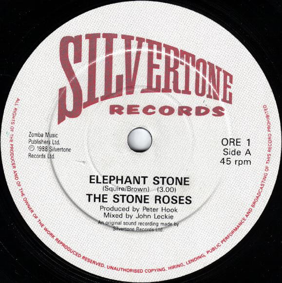 The Stone Roses - Elephant Stone | Silvertone Records (ORE 1) - 3