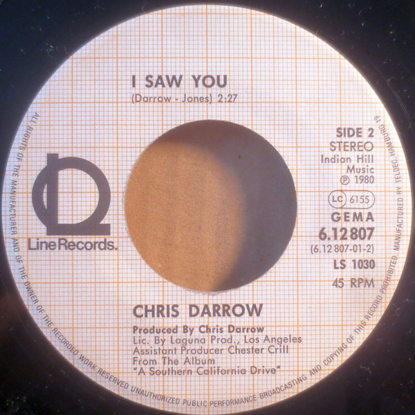 Chris Darrow - A Southern California Drive | Line Records (6.12 807) - 4