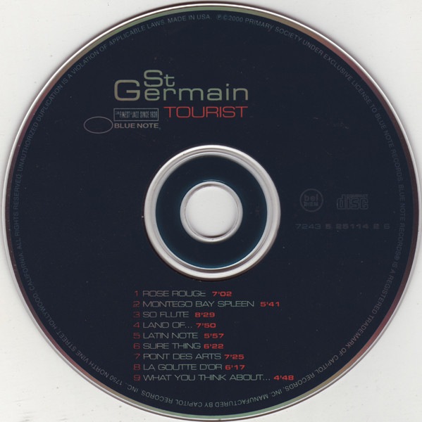 St Germain - Tourist | Blue Note (7243 5 25114 2 6) - 3