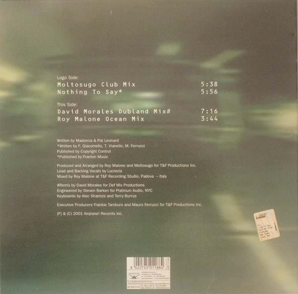 Lucrezia - Live To Tell (Part 1) | Airplane! Records (ARP 21084) - main