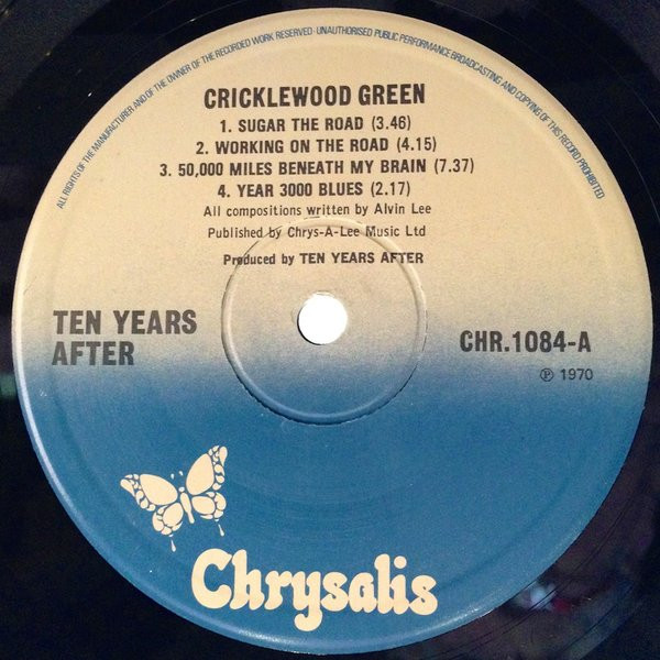 Ten Years After - Cricklewood Green | Chrysalis (CHR 1084) - 2