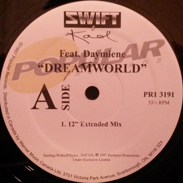 Swift & Kool Feat. Daymiene - Dreamworld | Popular Records (PR1 3191) - main