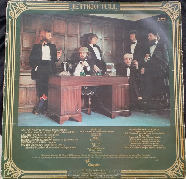 Jethro Tull - Heavy Horses | Chrysalis (L 36542) - 2