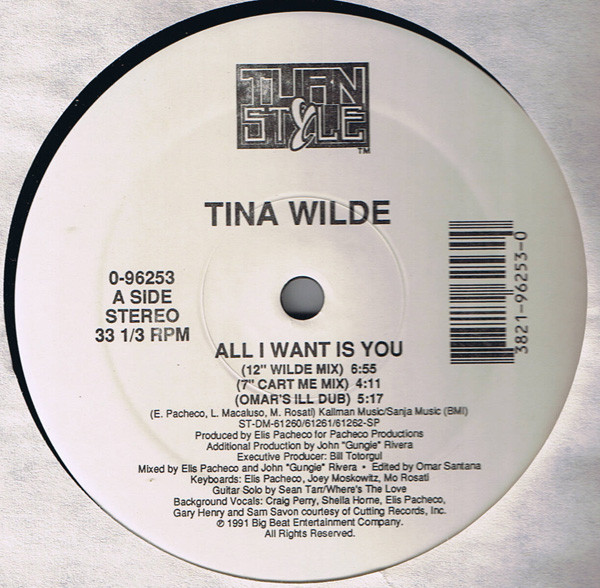 Tina Wilde - All I Want Is You | Turnstyle Records (0-96253) - main