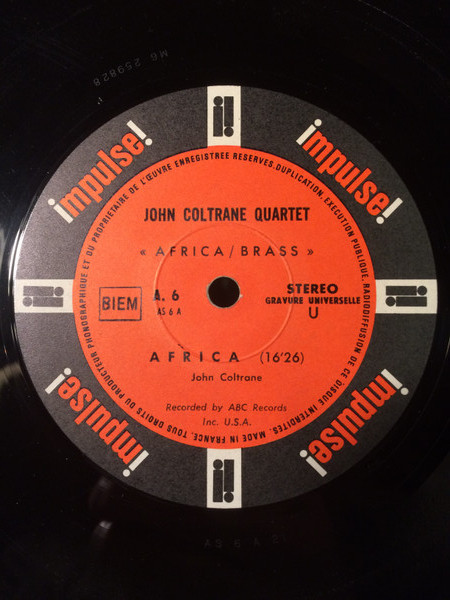 The John Coltrane Quartet - Africa / Brass | Impulse! (A-6) - 2