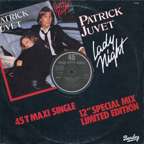 Patrick Juvet - Lady Night / Viva California | Barclay (75 014) - main