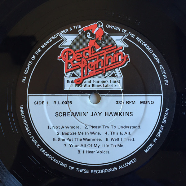 Screamin' Jay Hawkins - Screamin' The Blues | Red Lightnin' (RL0025) - 3 Screamin' Jay Hawkins - Screamin' The Blues | Red Lightnin' (RL0025) - 3
