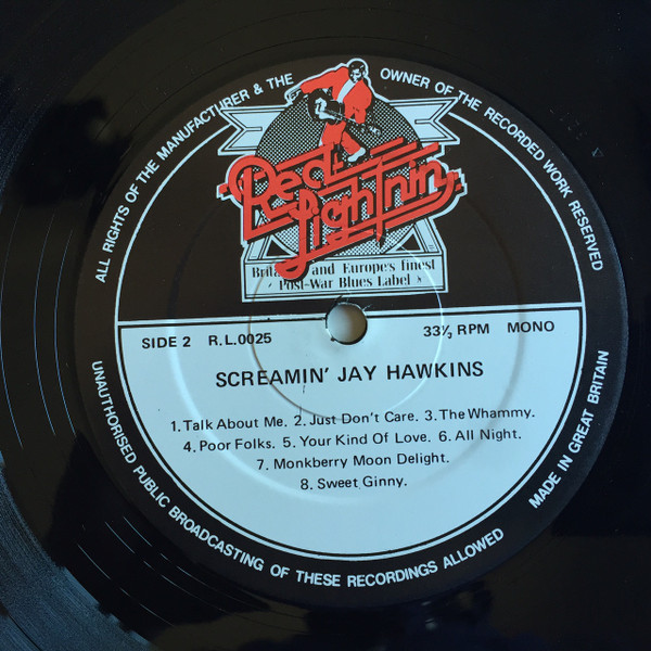 Screamin' Jay Hawkins - Screamin' The Blues | Red Lightnin' (RL0025) - 4 Screamin' Jay Hawkins - Screamin' The Blues | Red Lightnin' (RL0025) - 4