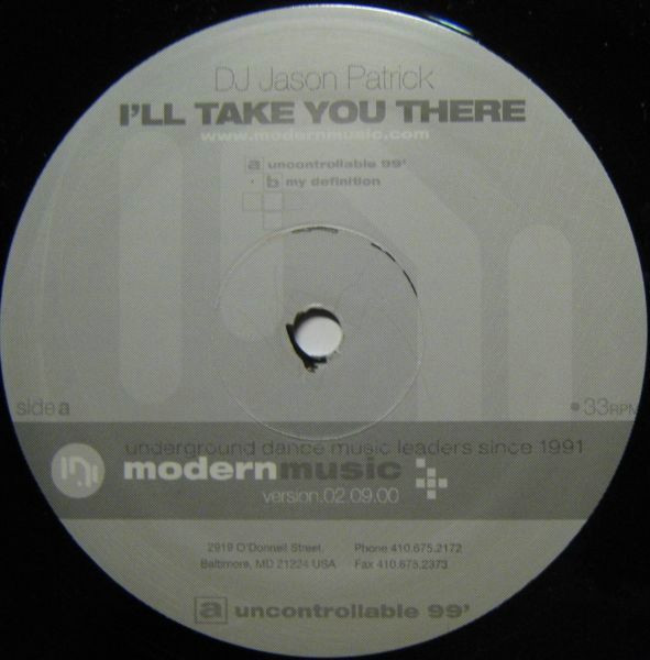 Jason Patrick - I'll Take You There | Modern Music Recordings (MMR004)