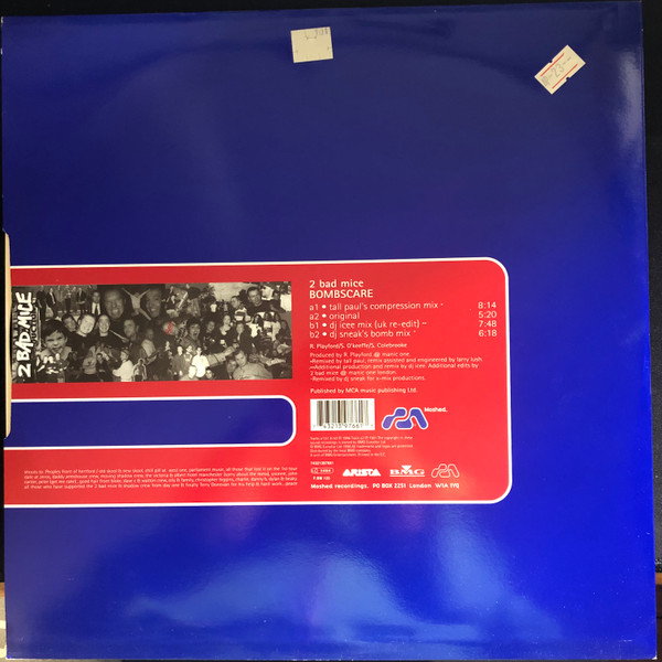 2 Bad Mice - Bombscare | Moshed Recordings (74321 39766 1) - 2 2 Bad Mice - Bombscare | Moshed Recordings (74321 39766 1) - 2