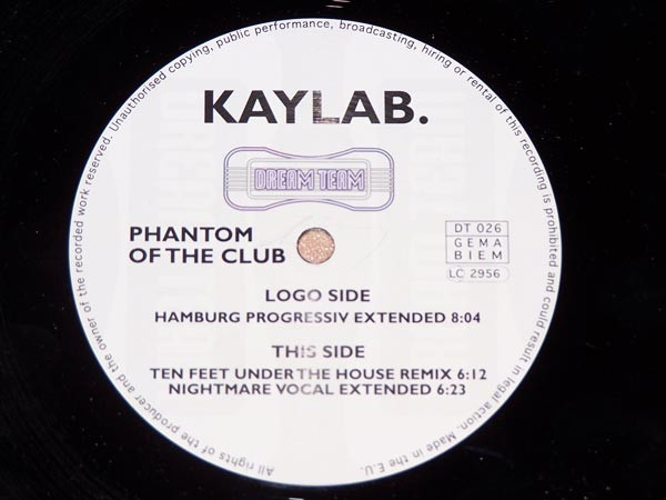 Kaylab - Phantom Of The Club | Dream Team (DT 026) - main