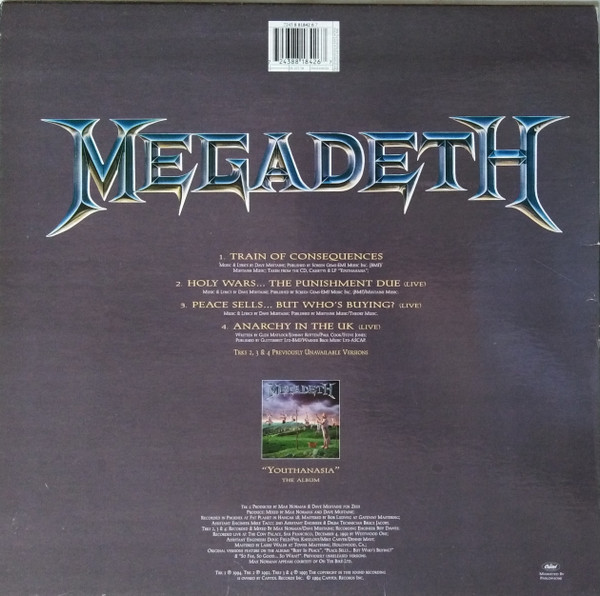 Megadeth - Train Of Consequences | Capitol Records (7243 8 81842 6 7) - 2 Megadeth - Train Of Consequences | Capitol Records (7243 8 81842 6 7) - 2