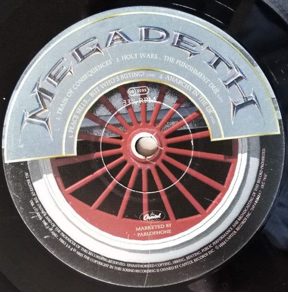 Megadeth - Train Of Consequences | Capitol Records (7243 8 81842 6 7) - 3 Megadeth - Train Of Consequences | Capitol Records (7243 8 81842 6 7) - 3