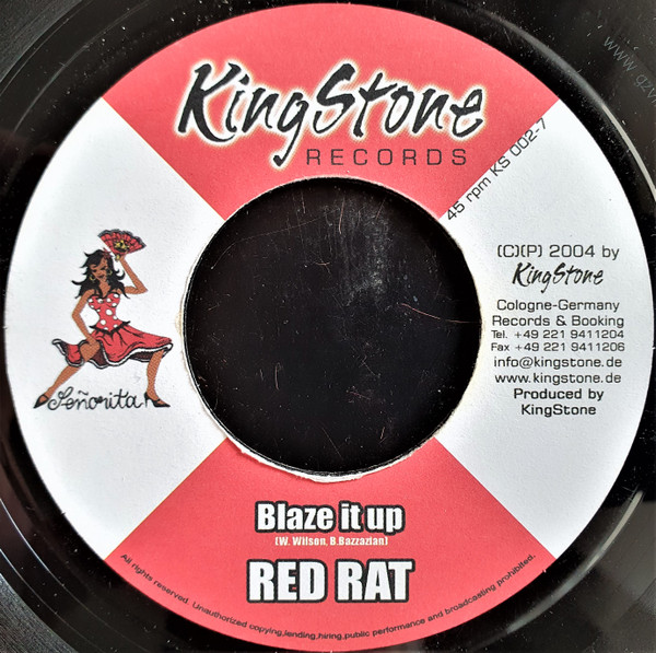 Red Rat - Blaze It Up | Kingstone Records (KS 002-7)