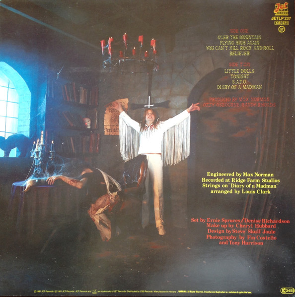 Ozzy Osbourne - Diary Of A Madman | Jet Records (JETLP 237) - 2 Ozzy Osbourne - Diary Of A Madman | Jet Records (JETLP 237) - 2