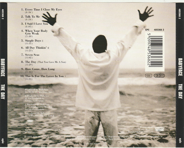 Babyface - The Day | Epic (EPC 485368 2) - 4