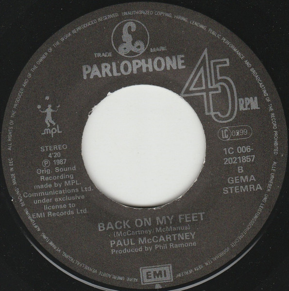 Paul McCartney - Once Upon A Long Ago | Parlophone (1C 006-2021857) - 4