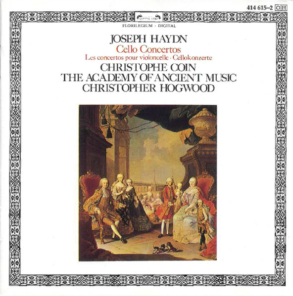 Joseph Haydn , Christophe Coin , The Academy Of Ancient Music , Christopher Hogwood - Cello Concertos | L'Oiseau-Lyre (414 615-2)