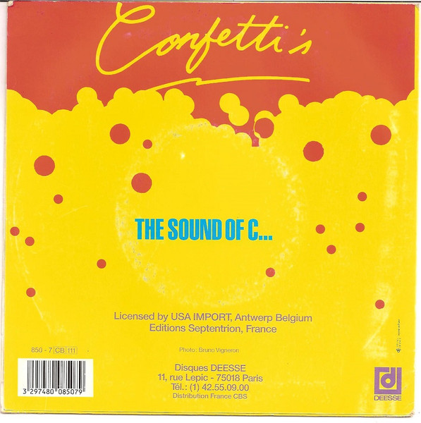 Confetti's - The Sound Of C... | Disques Déesse (850-7) - 2 Confetti's - The Sound Of C... | Disques Déesse (850-7) - 2